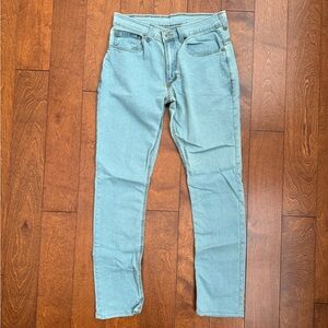 Men's Slim Fit Denim Jeans in Light Blue